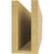 Ekena Millwork 4in. W x 8in. H x 32in. L Moab Woodgrain TimberThane Rafter Tail, Primed Tan RFTUR04X08X32MOARCPR - alternate 4
